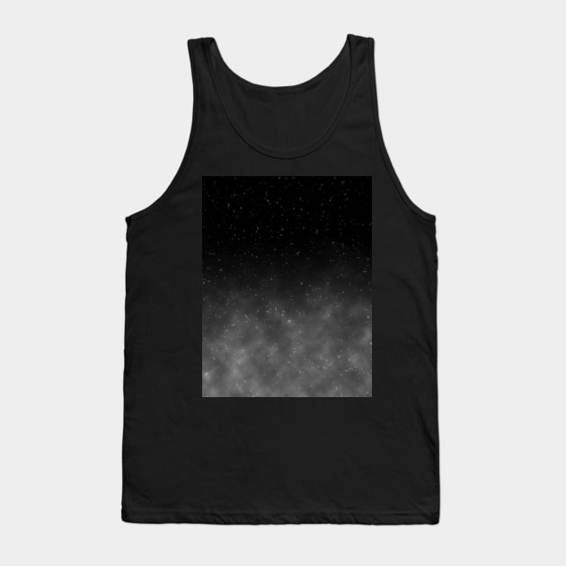 Grey Galaxy Tank Top by cherubi19